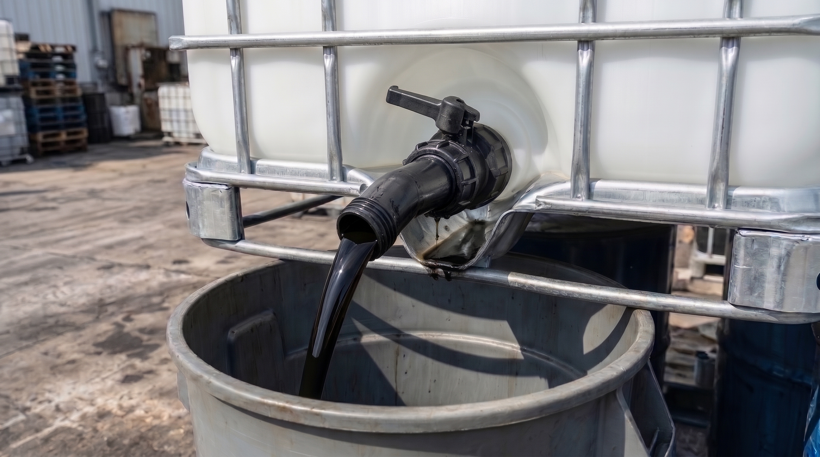 High-Viscosity Polymer Concentrate Blending & Pouring